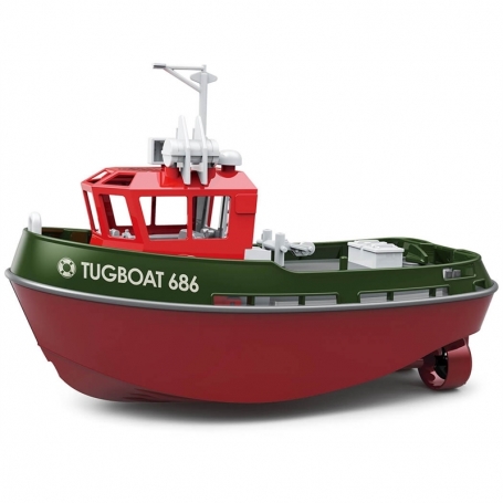 Heng Long Rimorchiatore 1/72 RTR Tug Boat 686 2.4ghz lunghezza 23cm. finitura Verde