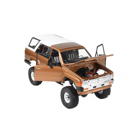 SET COMPLETO CARROZZERIA RIGIDA TOYOTA 4RUNNER DEL 1985 (META RC4WD IN ORO BRILLANTE