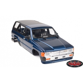 SET COMPLETO CARROZZERIA RIGIDA TOYOTA 4RUNNER DEL 1985 (BLU MEDIO) RC4WD