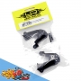 Yeah Racing Supporto Ammortizzatori Posteriore in Alluminio per TRAXXAS TRX-4 Black