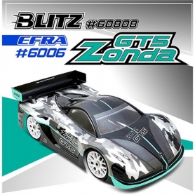 Blitz 1/8 GT carrozzeria GT5 ZONDA per modelli 1/8 GT 0.7mm con alettone