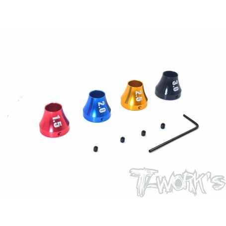 TT-061-A Set di collari per chiavi esagonali (1,5/2,0/2,5/3,0 ciascuno)