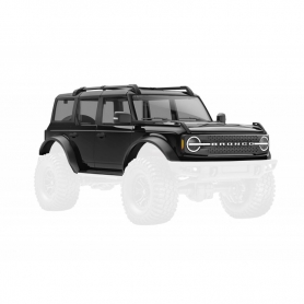 Traxxas 9711-BLK Carrozzeria Ford Bronco 2021 1:18 in ABS, completa di accessori e agganci clipless - Verniciata Nera