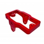 Traxxas 9739-RED Supporto Servo in Alluminio 6061-T6 Anodizzato - Rosso Per 1/18