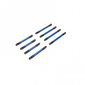 Traxxas 9749-BLUE Set completo tiranti sospensioni in alluminio 6061-T6 Anodizzato - Blu Per 1/18