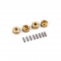 Traxxas 9750X Set Trascinatori Esagonali in Ottone 7mm + spine (4) per 1/18