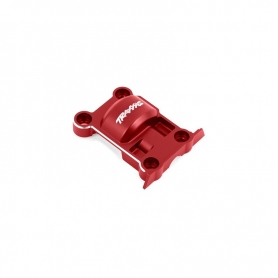 Traxxas 7787-RED Carter copertura trasmissione in alluminio 6061-T6 - Rosso