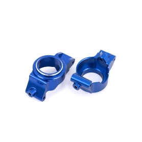 Traxxas 7832-BLUE Blocchetti Caster Dx+Sx in alluminio 6061-T6 - Blu