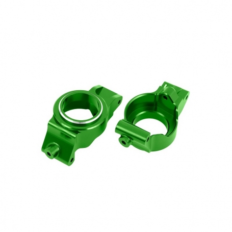 Traxxas 7832-GRN Blocchetti Caster Dx+Sx in alluminio 6061-T6 - Verde