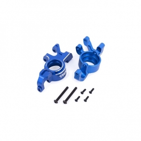 Traxxas 7836-BLUE Blocchetti Sterzo Dx+Sx in alluminio 6061-T6 - Blu