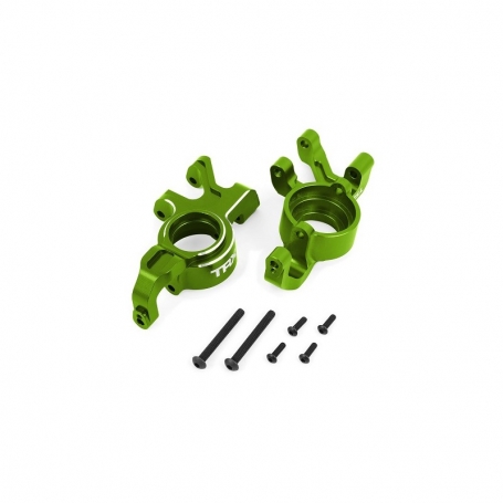 Traxxas 7836-GRN Blocchetti Sterzo Dx+Sx in alluminio 6061-T6 - Verde