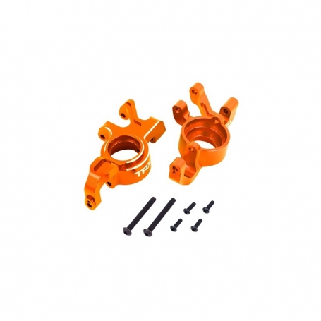 Traxxas 7836-ORNG Blocchetti Sterzo Dx+Sx in alluminio 6061-T6 - Arancio