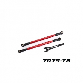 Traxxas 7897R Tiranti Convergenza Alluminio 7075-T6 Xmaxx per Kit 7895 WideMAXX (2) - Rossi