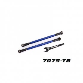 Traxxas 7897X Tiranti Convergenza Alluminio 7075-T6 Xmaxx per Kit 7895 WideMAXX (2) - Blu