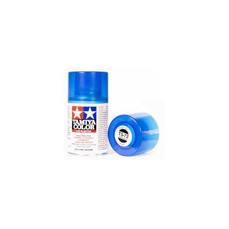 Tamiya TS72 Clear Blue Colore Spray per Plastica 100 ml