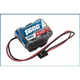 LRP XTEC RX-pack Hump 2/3A NiMH – JR – 6.0V – 1600mAh