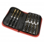 RockAmp Set Attrezzi Cacciaviti in acciaio HSS Titan Plated 11pz. con borsa