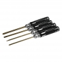RockAmp Set Attrezzi Cacciaviti in acciaio HSS Titan Plated 11pz. con borsa