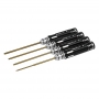 RockAmp Set Attrezzi Cacciaviti in acciaio HSS Titan Plated 11pz. con borsa
