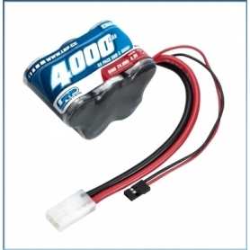 LRP XTEC 1/5 RX-pack Hump SubC NiMH – Tamiya/JR – 6.0V – 4000mAh