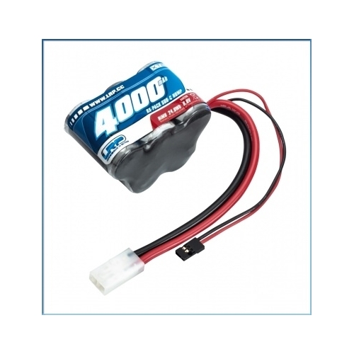 LRP XTEC 1/5 RX-pack Hump SubC NiMH – Tamiya/JR – 6.0V – 4000mAh