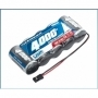 LRP XTEC 1/5 RX-pack Straight SubC NiMH – JR – 6.0V – 4000mAh