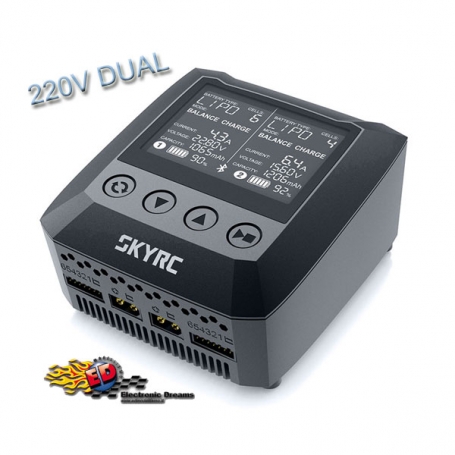 SKYRC B6 Nano DUO AC Caricabatterie LiPo 1-6S 15A. 200W. 12/220V