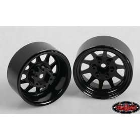 RC4WD OEM Stamped Steel 1.9" Beadlock Wheels (Black)