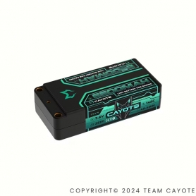 Batteria CAYOTE Racing Lipo Battery 6500mha Shorty 2S 145C 7.6v
