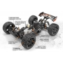 HPI H160180 Vorza 4WD Truggy 1:8 Nitro F4.6 V2 2.4GHz RTR