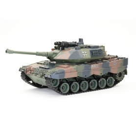 BROTHER TANK RC Tank 1:18 German Leopard 2 Camo Carro armato Telecomandato in scala 1:18