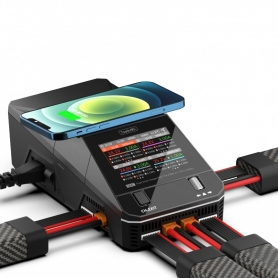 ToolkitRC Q6AC Caricabatterie 15A 4 Canali Lipo/LiHV/LiFe/Lion 1-6s,NiMh,Pb - AC 100-240V/DC 7-30V TK12900-EU