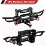 INJORA Anteriore Posteriore Paraurti Metallo Paraurti Set per TRX4M Bronco Upgrade 1/18 RC Crawler