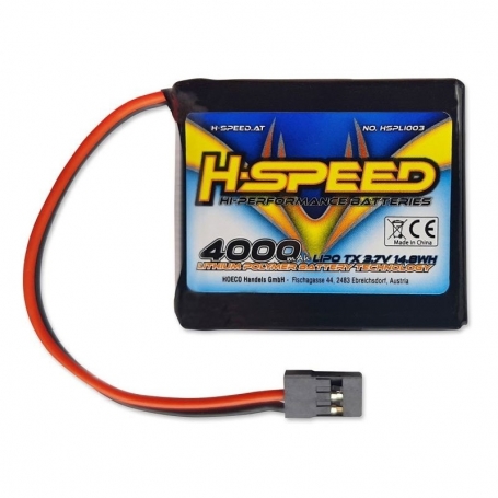 H-SPEED Pacco batterie LiPo per SANWA M17 4000mha 1S