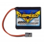 H-SPEED Pacco batterie LiPo per SANWA M17 4000mha 1S