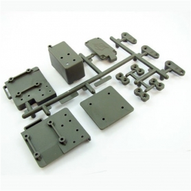 S-Workz S35-2E Parti in Plastica Scatola ricevente-portabatterie-squadrette servo