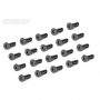 CARTEN Screw Set 12.9- FH M3x10(Black Nickel Coating) (20) Flat Head