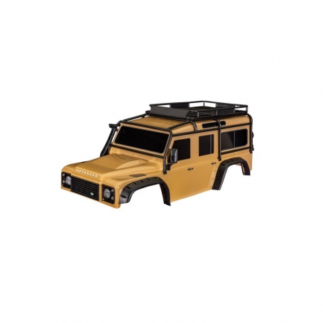 Carrozzeria TRX4 Defender verniciata Sabbia completa di accessori clipless