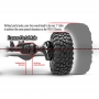 TRX-6 Mercedes-Benz G 63 AMG 6×6 Trail Crawler con Kit Luci-Nero