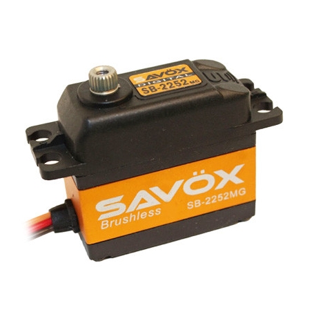 Savox SB-2252MG Ultra Speed 6.0V Brushless SAXSB-2252MG TAIL SERVO