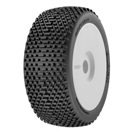 GRP Gomme 1:8 BU BLOCK S35 BIANCO