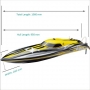 JOYSWAY 8901Y Motoscafo Alpha yellow 2.4g artr