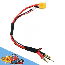 SKYRC Cavetto x caricabatterie XT60 Batteria 2S con plug 4/5mm