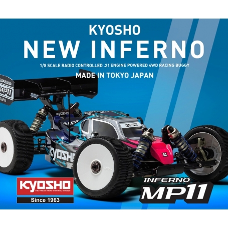 Kyosho Inferno MP11 1:8 4WD RC Nitro Buggy 2025 Kit Cod K.33028B