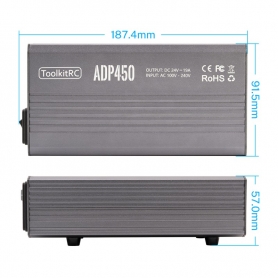 ToolkitRC ADP450 Alimentatore 450W 19A 24v 23400-EU