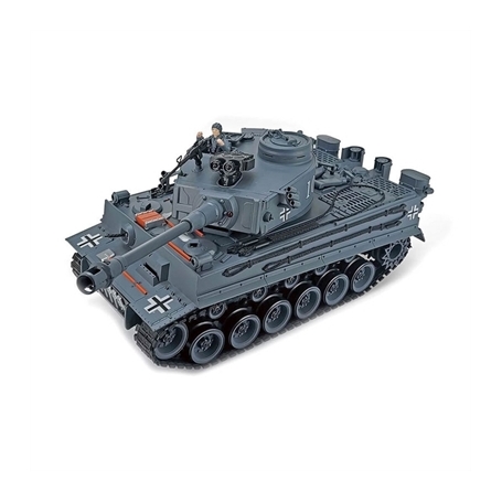 BROTHER TANK RC Tank 1:18 German Tiger 1 Grey Carro armato radiocomandato in scala 1:18