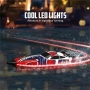 VOLANTEX Arrobolt LUMEN SR40 Brushless Boat ARTR RED con scafo illuminato a LED