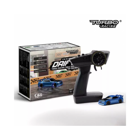 Micro Drift Turbo Racing 1/76 Blue