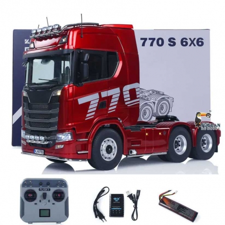 SCANIA KABOLITE MOTRICE 6X6 1:14 Rosso