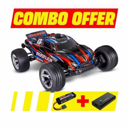 Traxxas Rustler 2wd Brushless BL2s HD 1:10 Stadium Truck RTR 37354-4